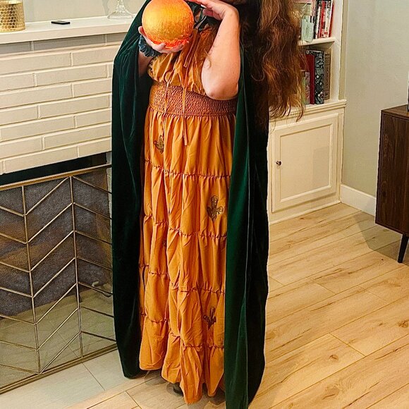 XL Taylor Swift Willow Eras Tour Peasant / Renaissance Maxi Dress / Costume - Picture 8 of 9